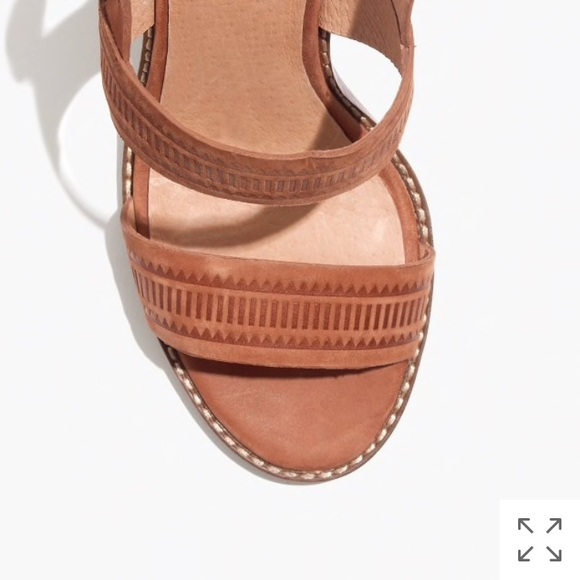 Madewell Shoes - Madewell Mayla Sandal - Embossed High Heel Sandal